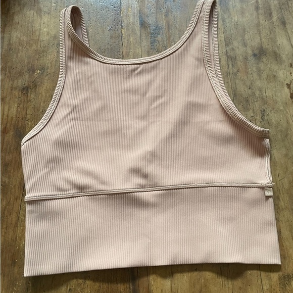 Lululemon Power Pivot Ribbed Tank Top in Pink Clay - Picture 4 of 5